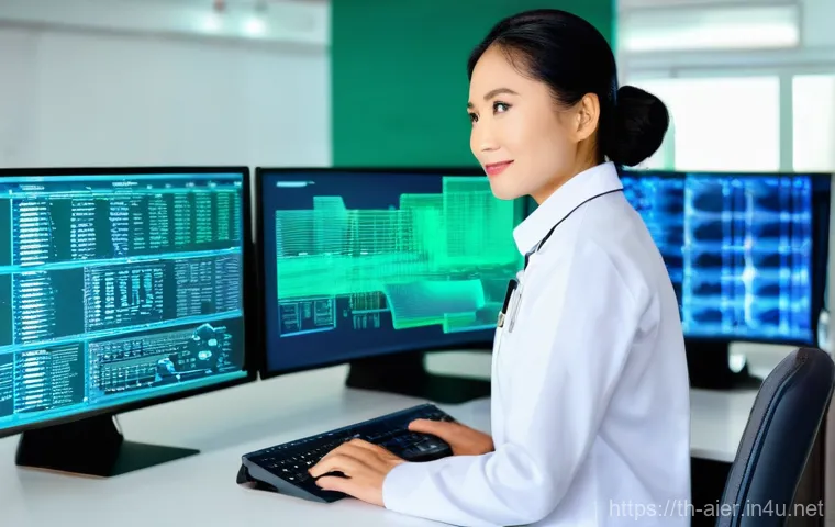 AI 전문가의 취업 과정 체험기 - **Prompt: Thai Digital Nomad Lifestyle**
    "A serene yet productive image of a young Thai woman, a...