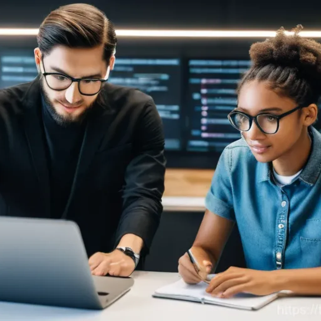 AI 분야 학위 취득과 학습 경로 - **Prompt:** A diverse group of individuals, including young students and seasoned professionals of v...