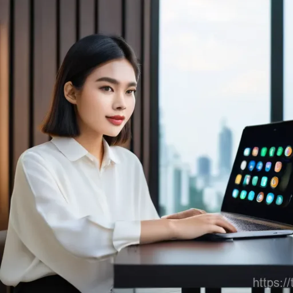 머신러닝 연구 사례 분석 - **Prompt:** A vibrant, eye-level shot of a young Thai female content creator, in her early twenties,...