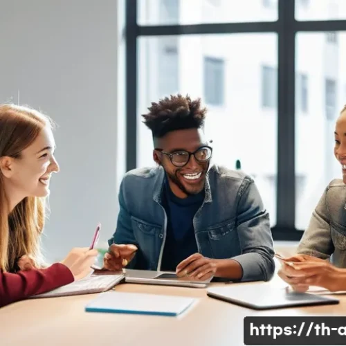 AI 학습용 무료 리소스 추천 - **Prompt 1: Welcoming AI Learning for Beginners**
    "A diverse group of enthusiastic young adults,...