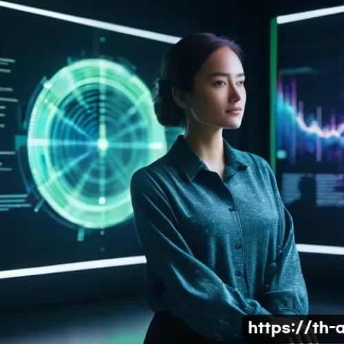 머신러닝 모델의 지속적인 개선 방법 - **Prompt Title: The Art of AI Tuning**

    "A young, focused data scientist, approximately 25-30 ye...