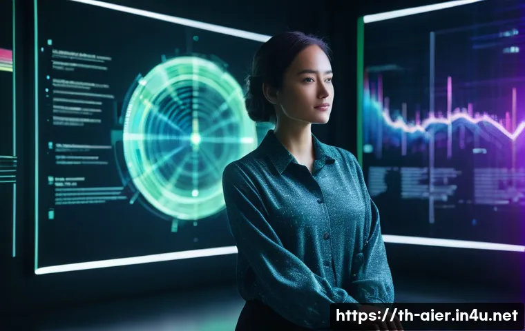 머신러닝 모델의 지속적인 개선 방법 - **Prompt Title: The Art of AI Tuning**

    "A young, focused data scientist, approximately 25-30 ye...