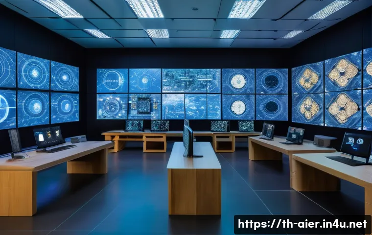 딥러닝 연구에서의 최신 트렌드 - A futuristic AI research lab in Bangkok filled with diverse Thai scientists and engineers collaborat...