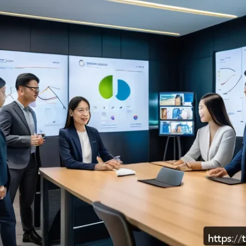 Home 30 AI 전문가를 위한 리더십 교육 - A modern corporate office scene in Bangkok, Thailand, showcasing a diverse group of Thai business le...